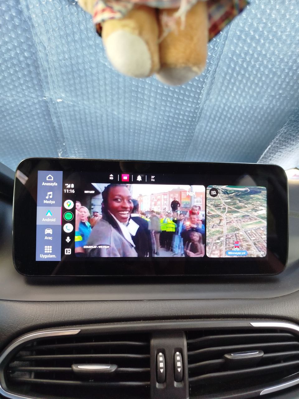 AA Car Play Video Home Screen